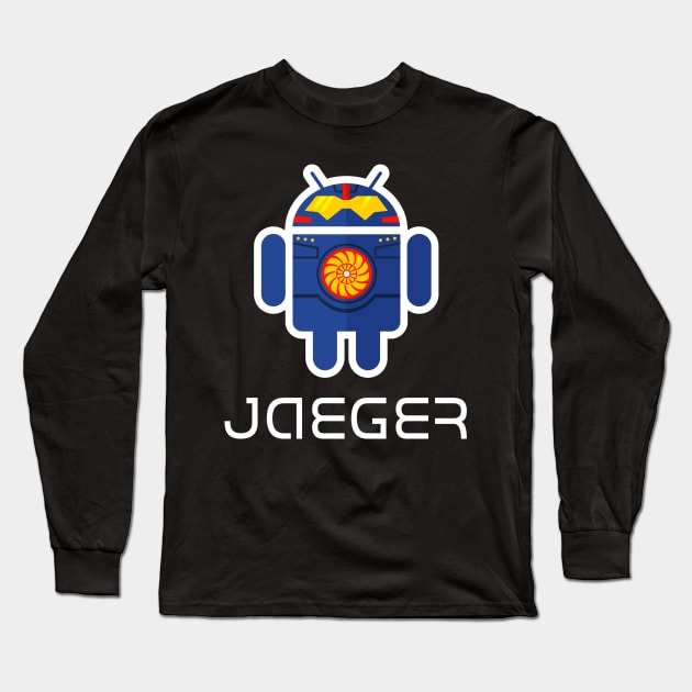 Jaeger Android Long Sleeve T-Shirt by demonigote